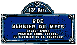 Rue Berbier du Mets